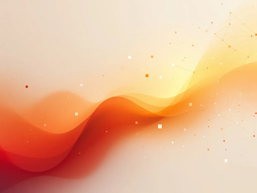 Abstract campfire motif